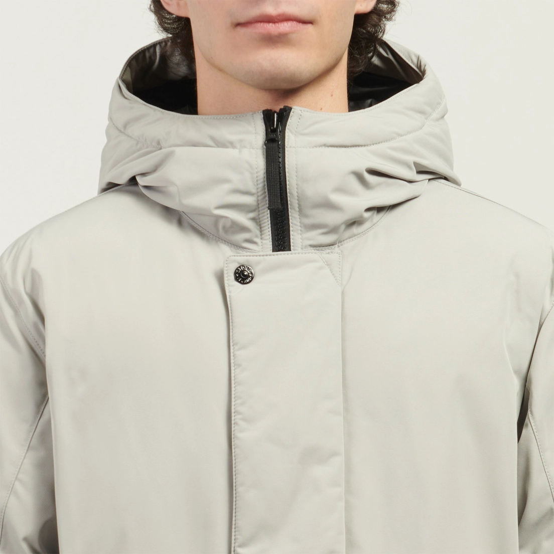 Stone Island Мужская куртка парка Micro Twill