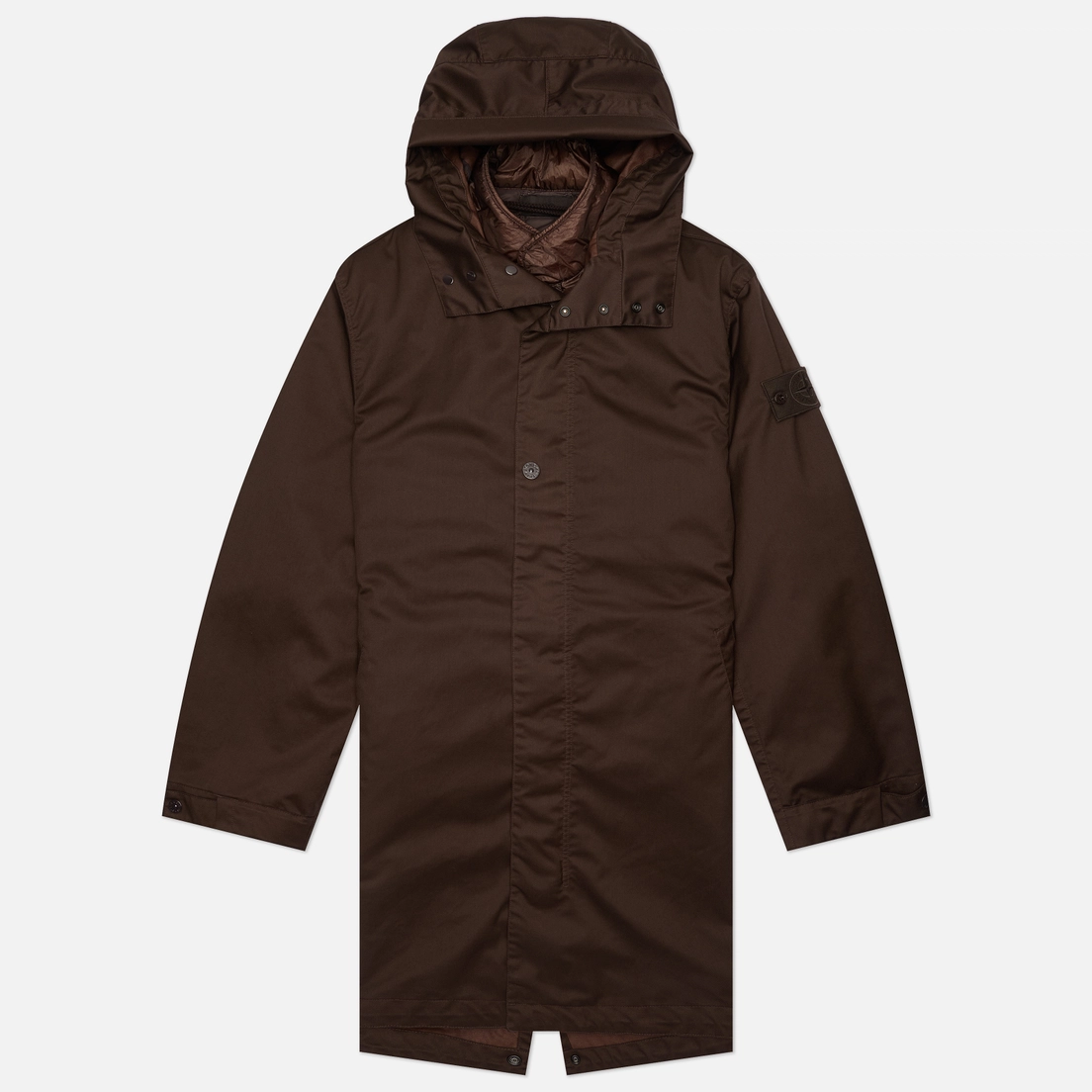 Stone Island Мужская куртка парка Performance Twill Wool-TC Ghost Piece