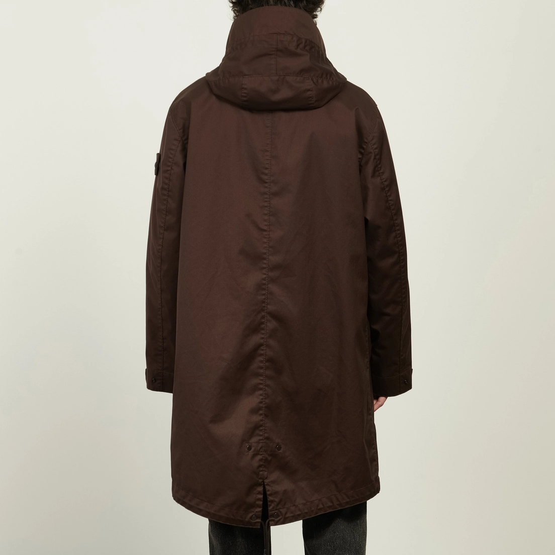 Stone Island Мужская куртка парка Performance Twill Wool-TC Ghost Piece