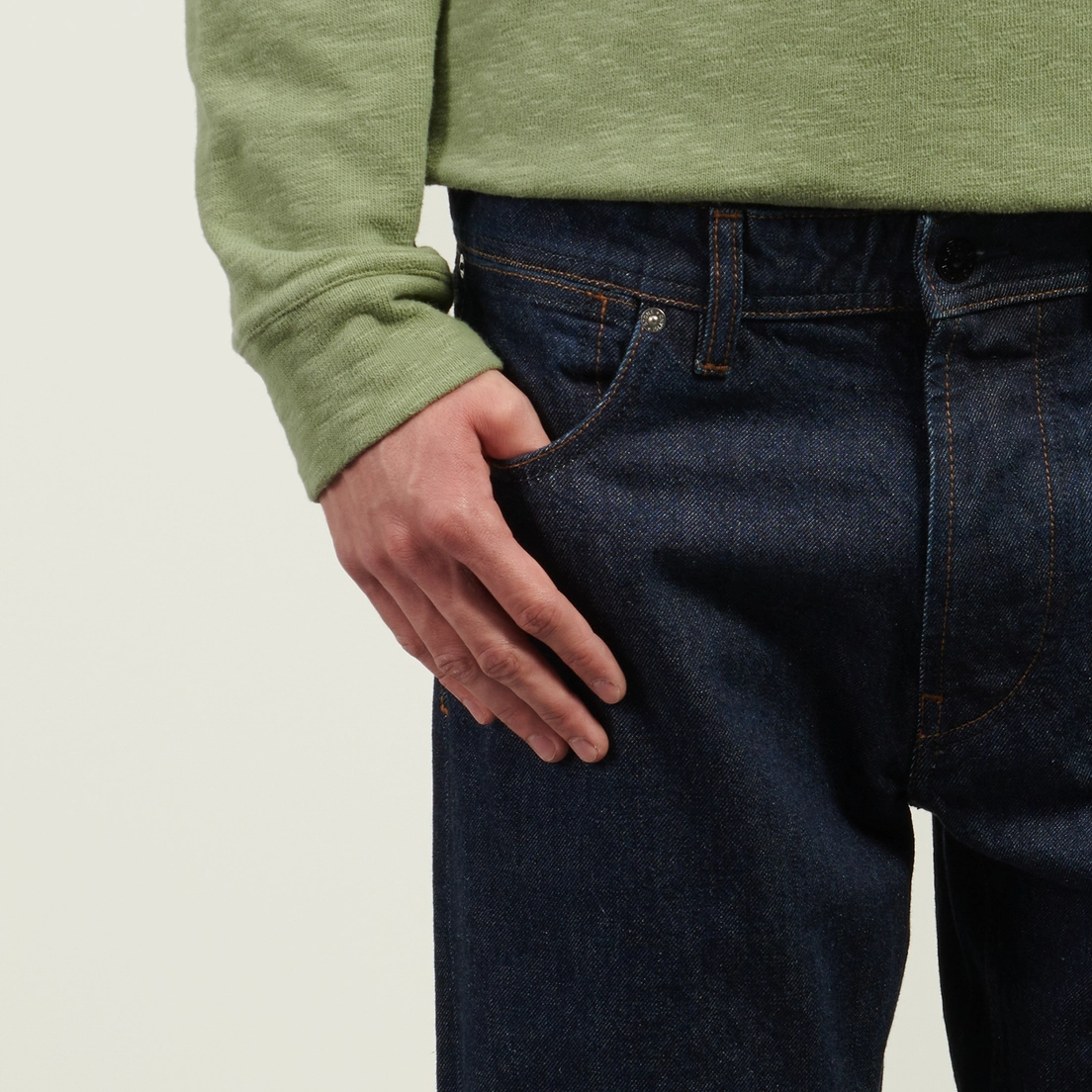 Stone Island Мужские джинсы Indigo Denim-Rinsed 13.5 Oz Regular