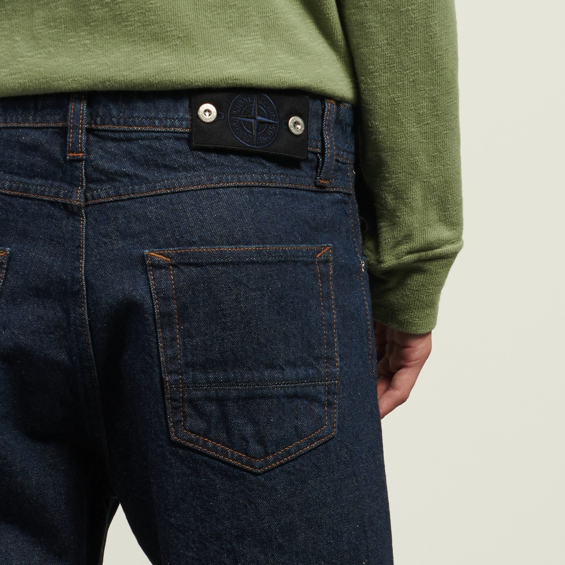 Stone Island Мужские джинсы Indigo Denim-Rinsed 13.5 Oz Regular