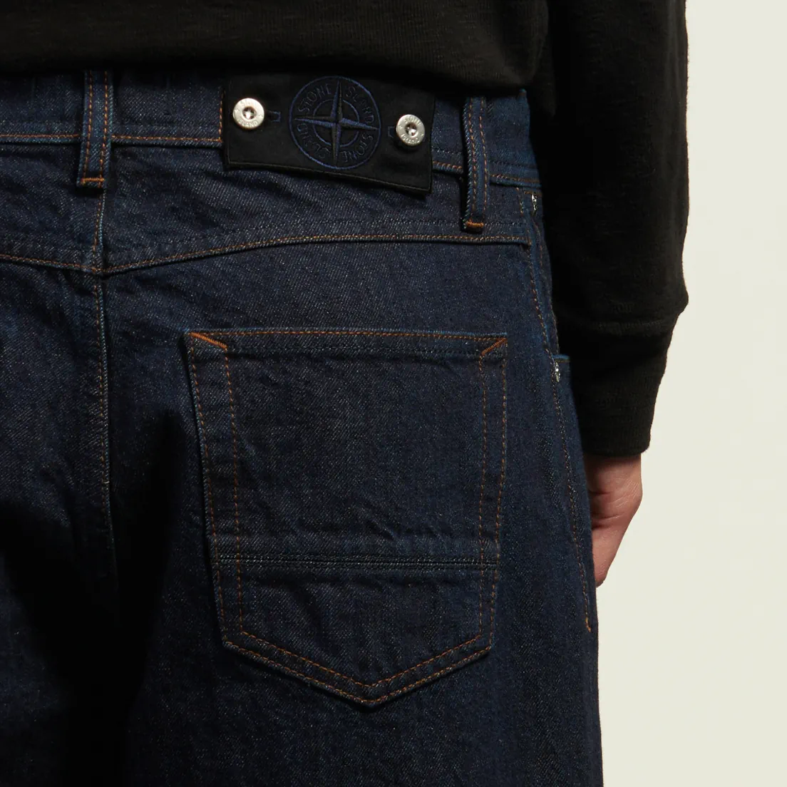 Stone Island Мужские джинсы Indigo Denim-Rinsed 13.5 Oz Regular