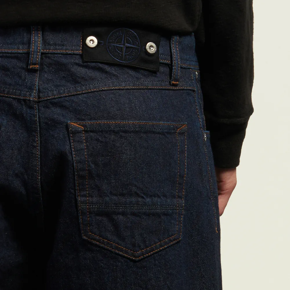 Stone Island Мужские джинсы Indigo Denim-Rinsed 13.5 Oz Loose