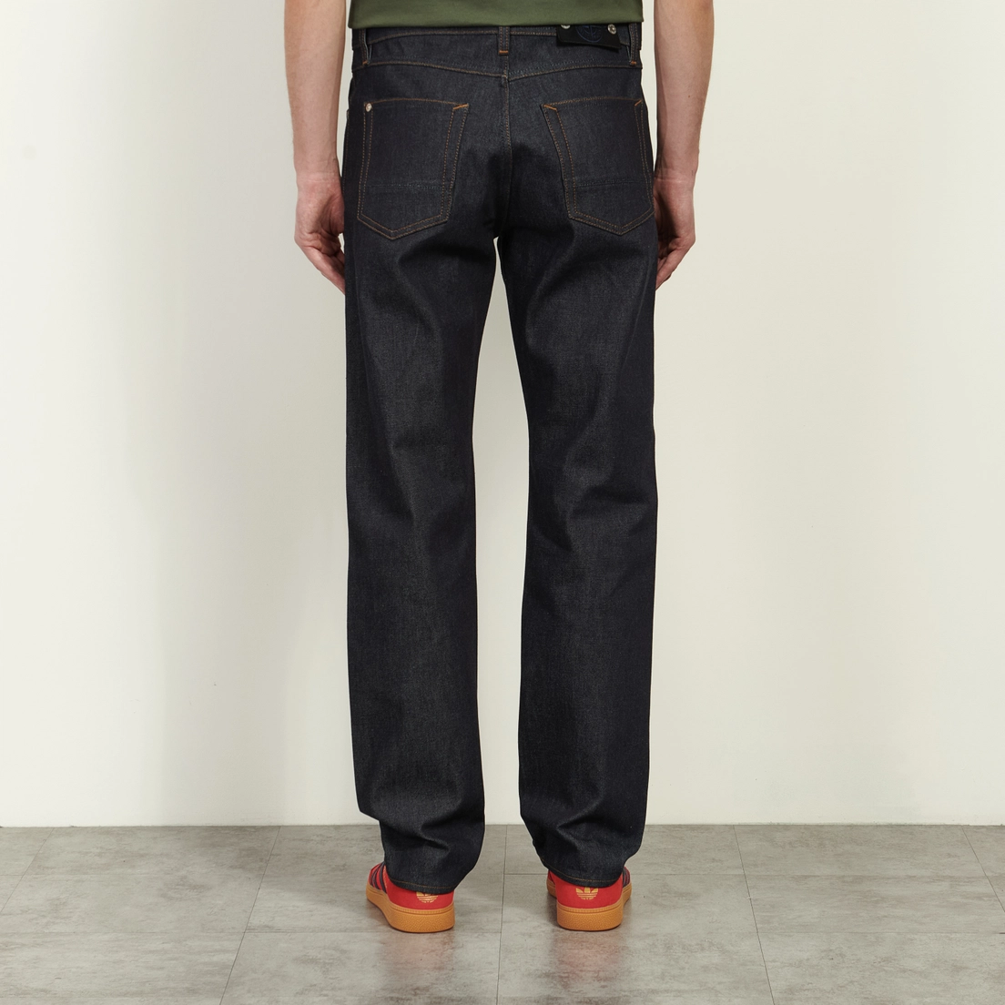 Stone Island Мужские джинсы Indigo Denim-Raw 13.5 Oz Regular