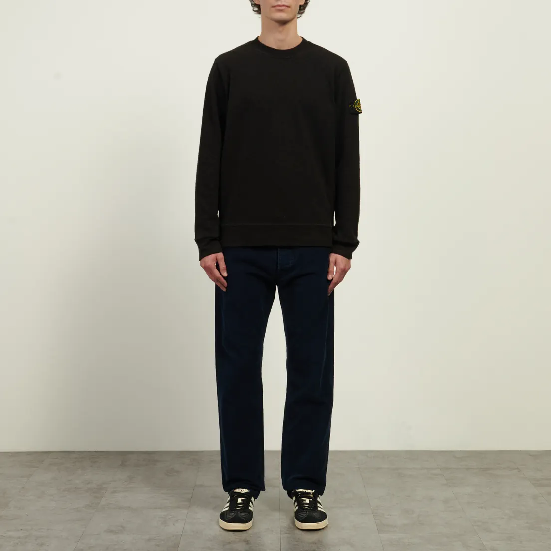 Stone Island Мужские джинсы Indigo Micro Corduroy-Rinsed