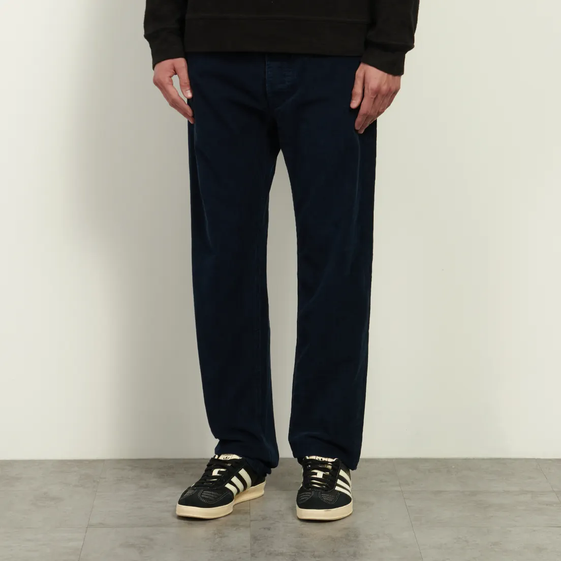 Stone Island Мужские джинсы Indigo Micro Corduroy-Rinsed