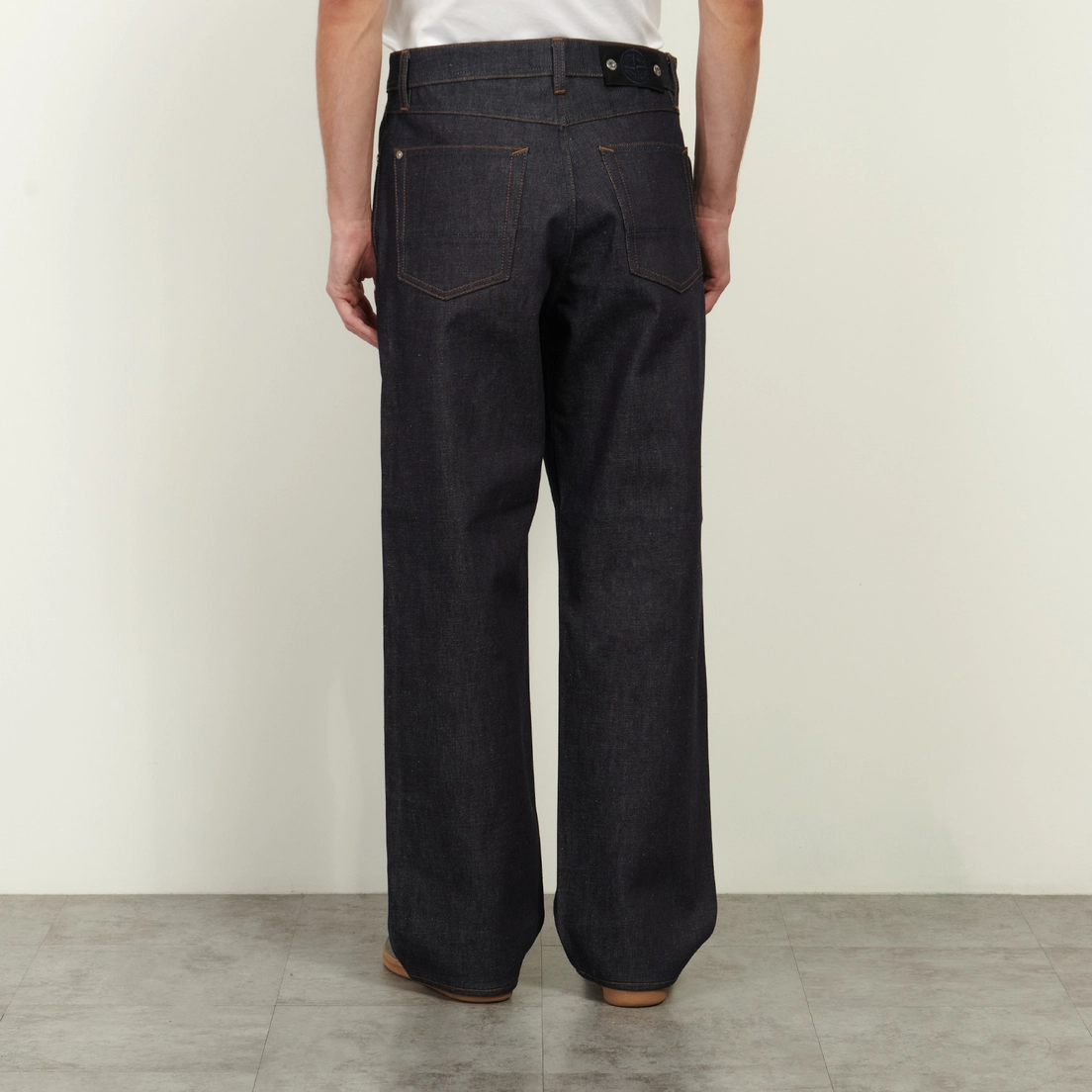 Stone Island Мужские джинсы Indigo Denim-Raw 13.5 Oz Loose