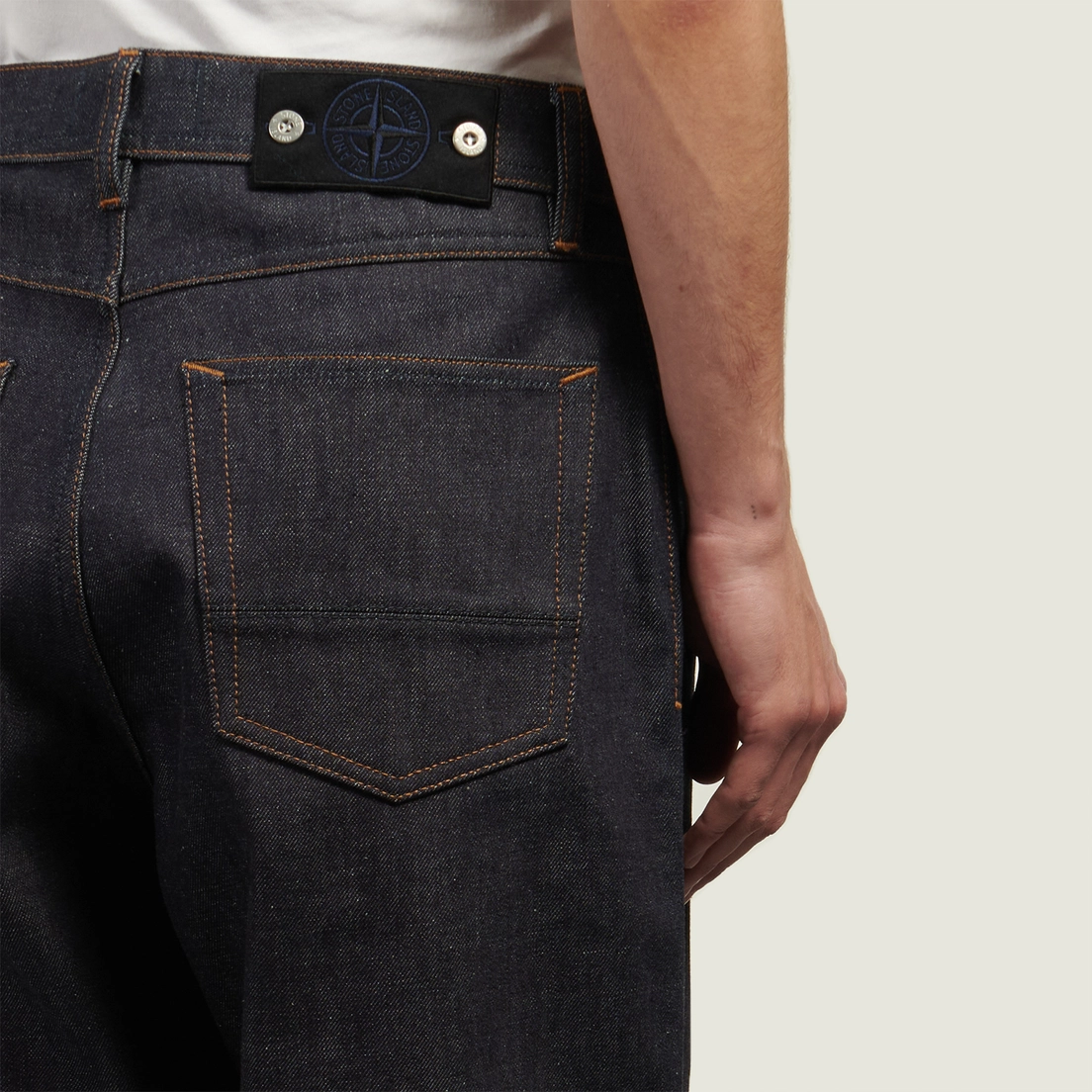 Stone Island Мужские джинсы Indigo Denim-Raw 13.5 Oz Loose