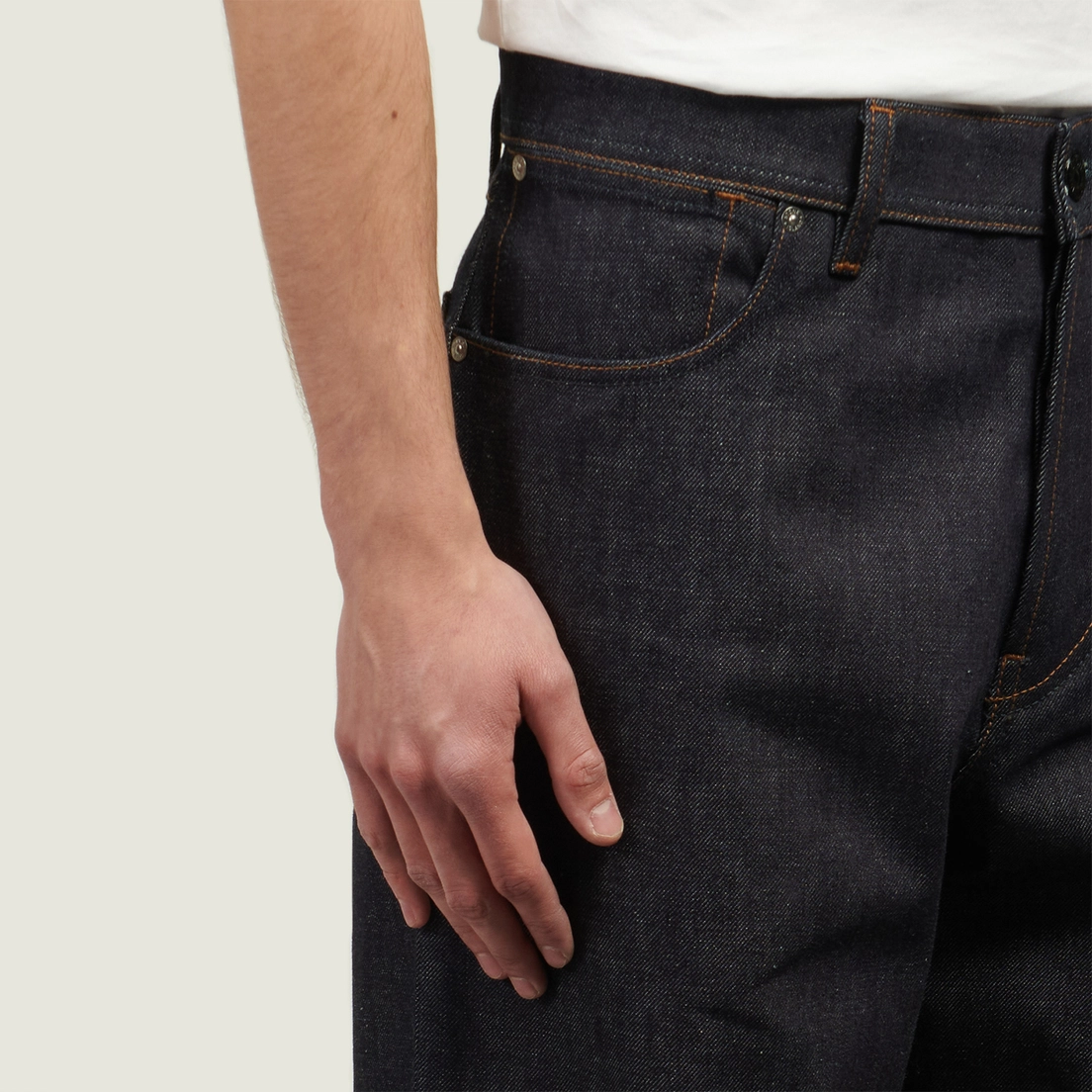 Stone Island Мужские джинсы Indigo Denim-Raw 13.5 Oz Loose