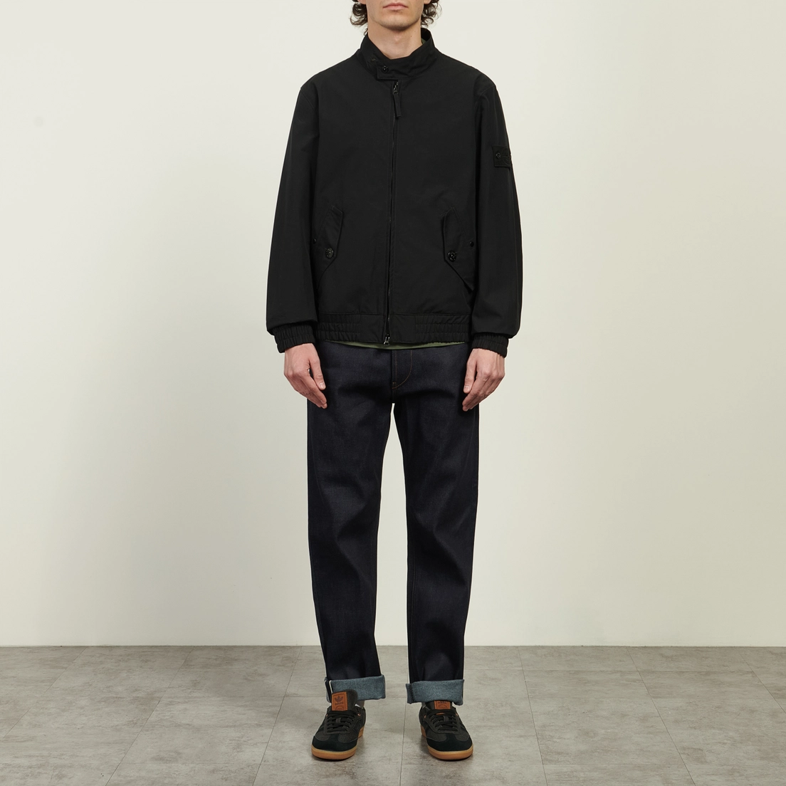 Stone Island Мужские джинсы Selvedge Indigo Denim-Raw 13 Oz Regular