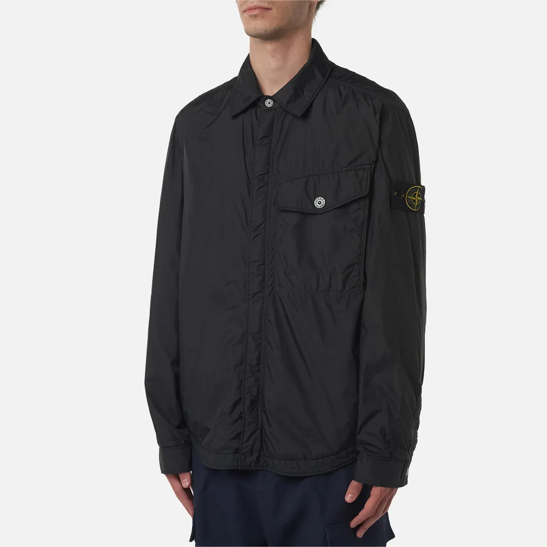 Stone Island Мужская куртка ветровка Crinkle Reps