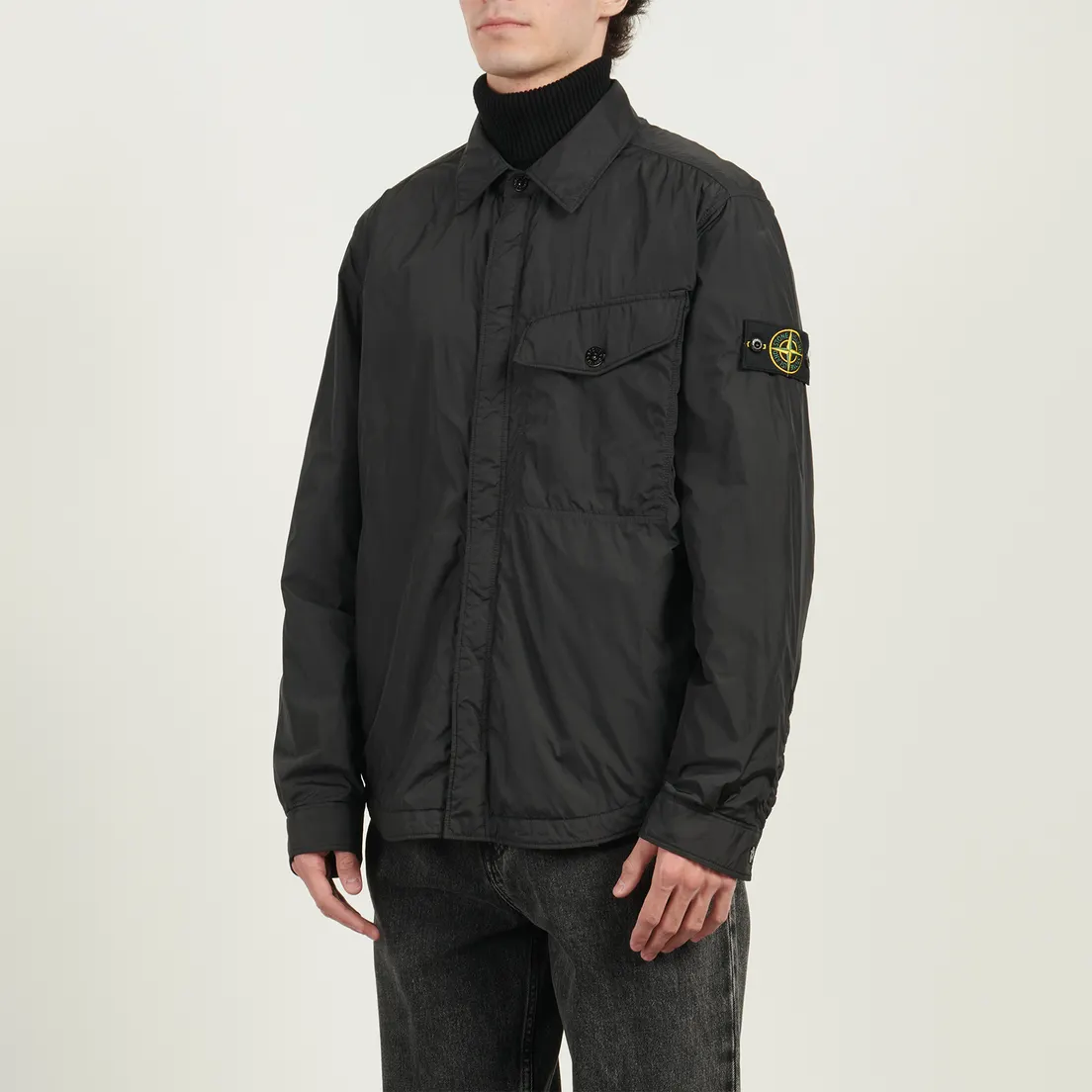 Stone Island Мужская куртка ветровка Crinkle Reps