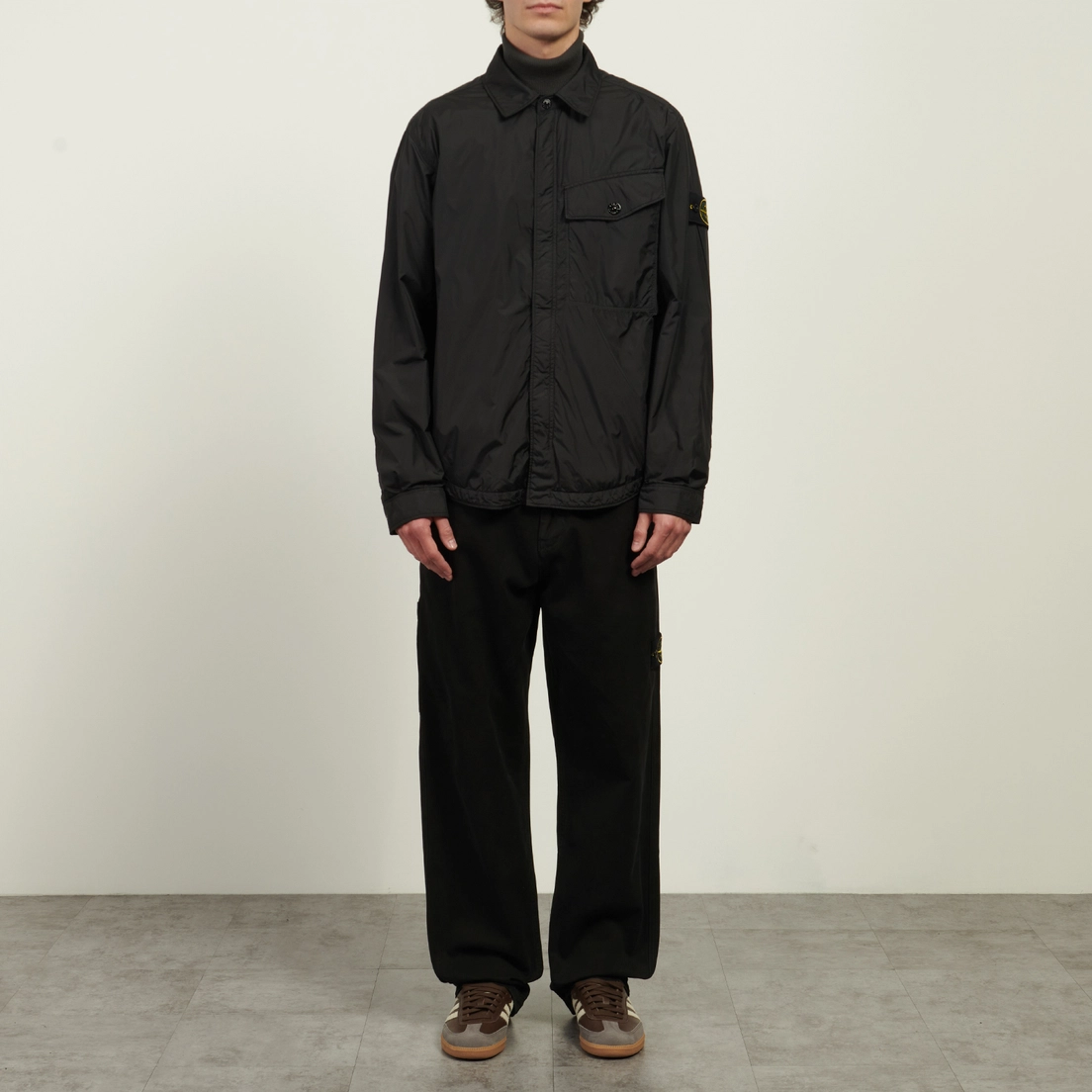 Stone Island Мужская куртка ветровка Crinkle Reps NY PrimaLoft-TC