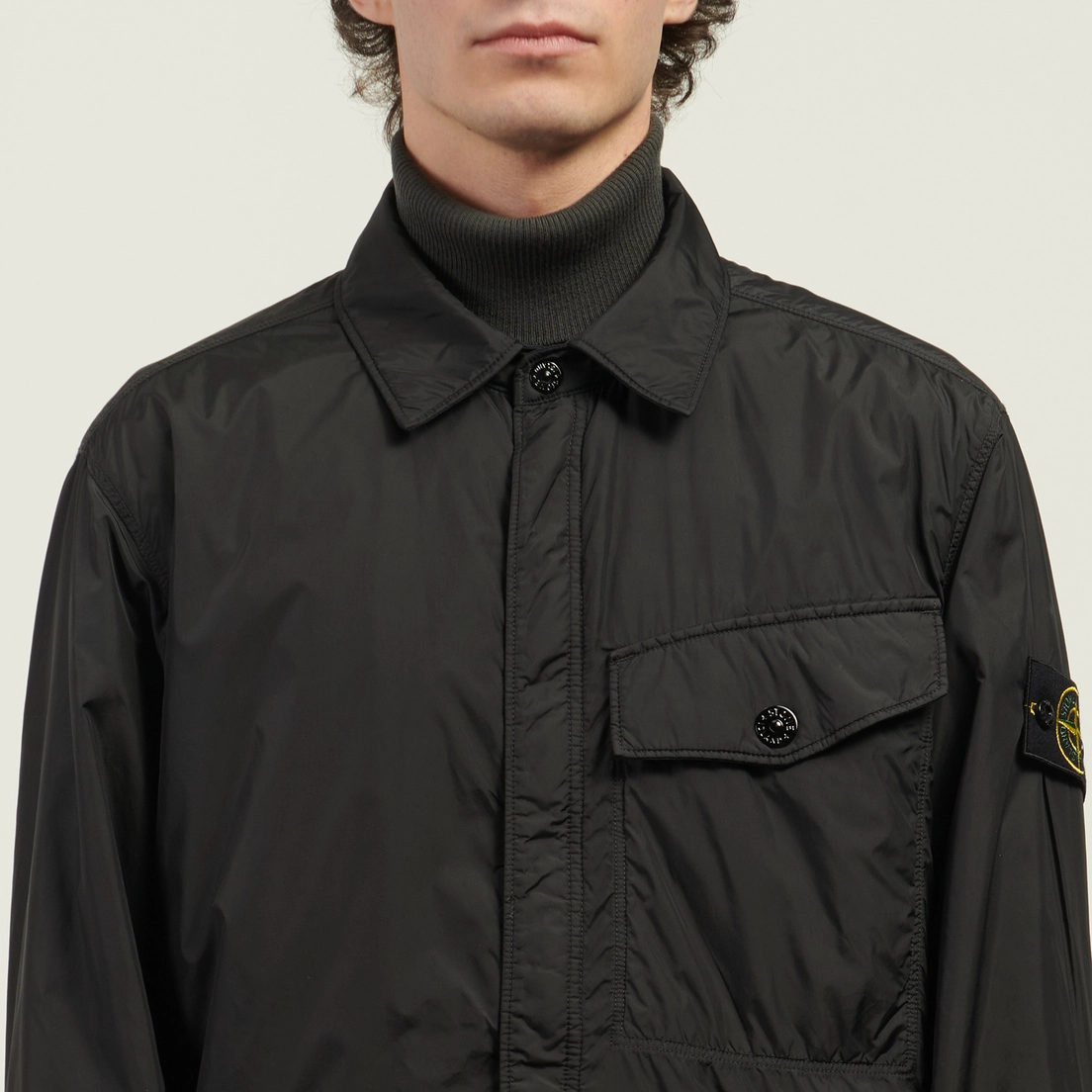 Stone Island Мужская куртка ветровка Crinkle Reps NY PrimaLoft-TC