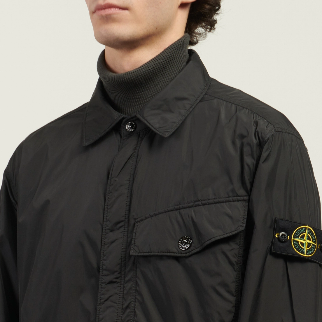 Stone Island Мужская куртка ветровка Crinkle Reps NY PrimaLoft-TC