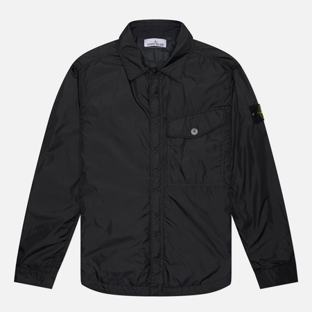 Мужская куртка ветровка Stone Island Crinkle Reps NY PrimaLoft-TC, цвет чёрный, размер XL