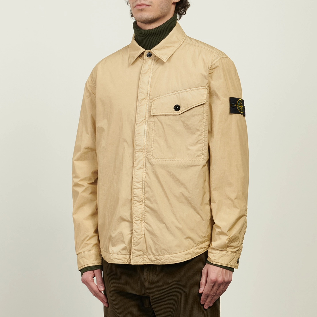 Stone Island Мужская куртка ветровка Crinkle Reps NY PrimaLoft-TC