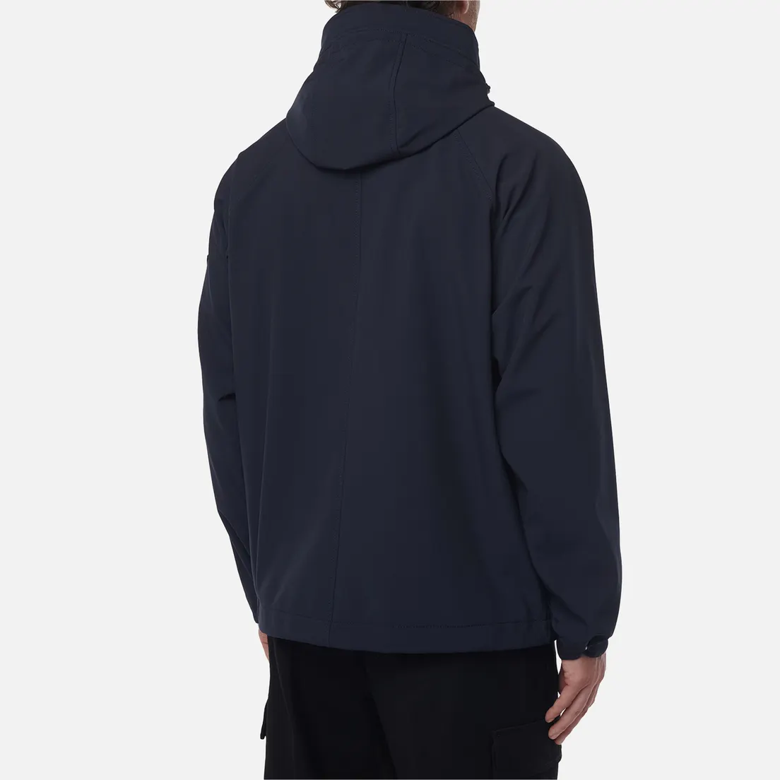Stone Island Мужская демисезонная куртка Soft Shell-R E.Dye Hooded