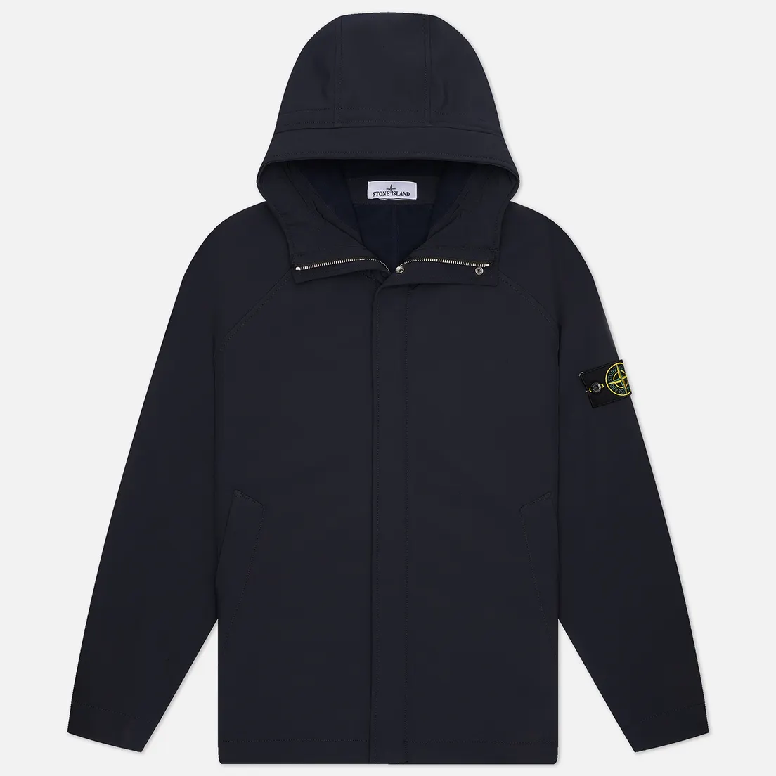 Stone Island Мужская демисезонная куртка Soft Shell-R E.Dye Hooded
