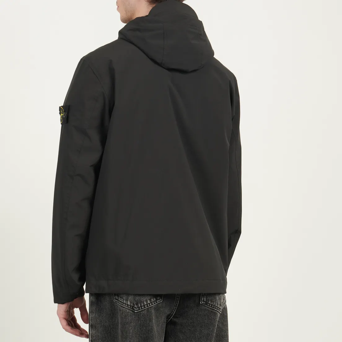 Stone Island Мужская демисезонная куртка Soft Shell-R E.Dye Hooded