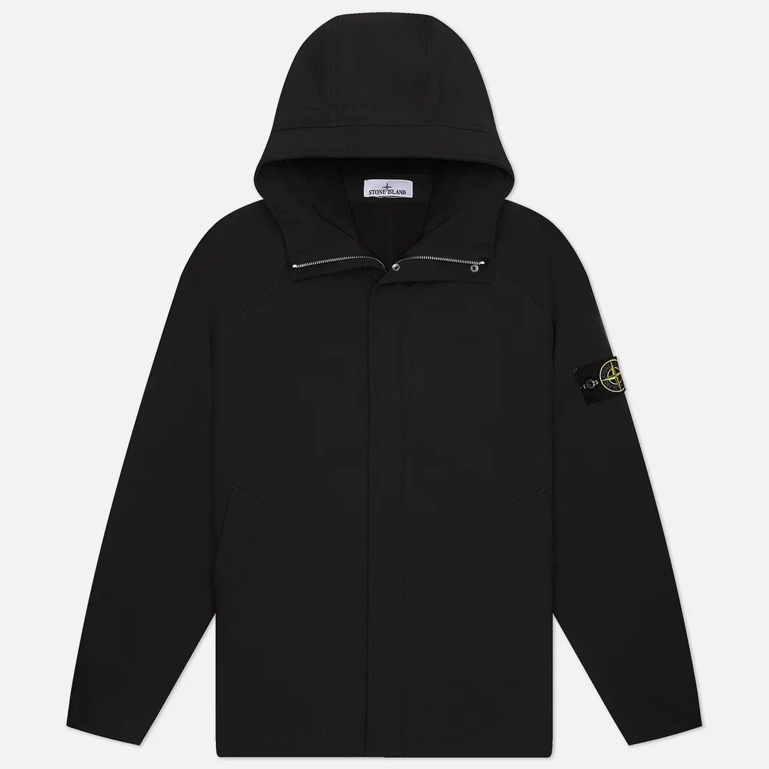 Stone Island Мужская демисезонная куртка Soft Shell-R E.Dye Hooded