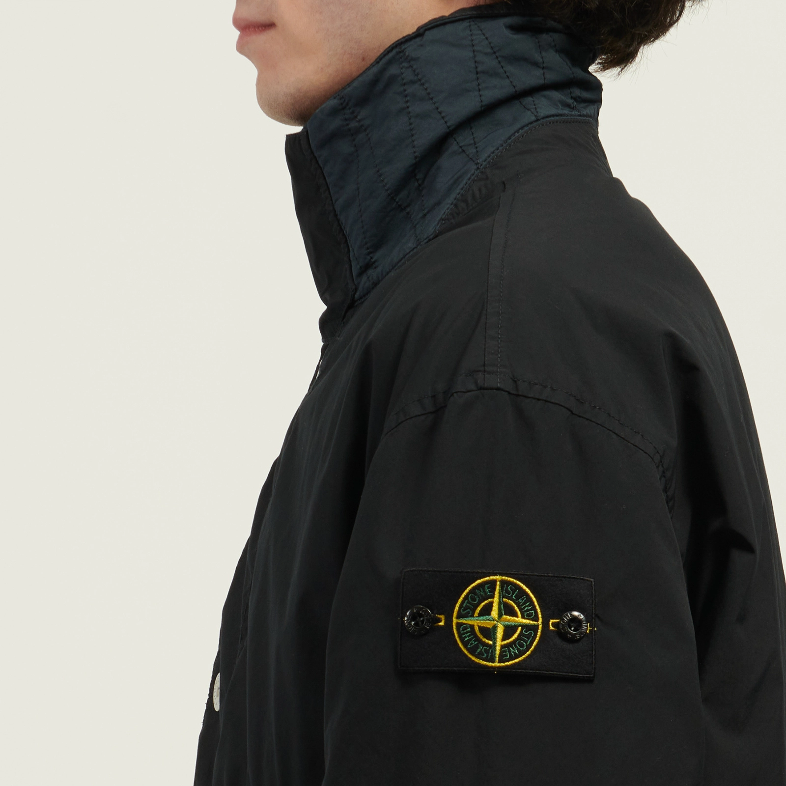 Мужская демисезонная куртка Stone Island Light Compact Touch Poly