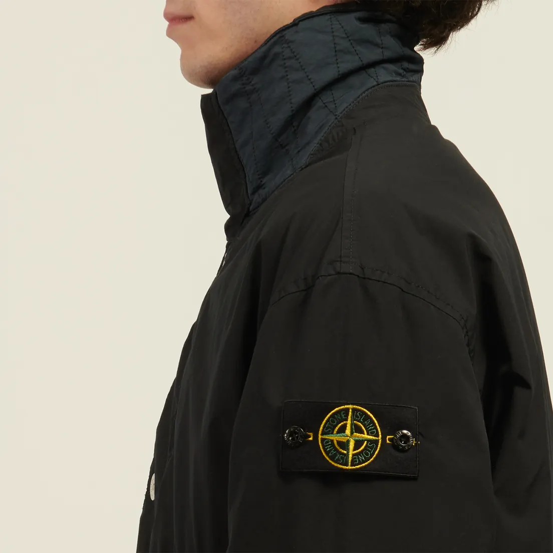 Stone Island Мужская демисезонная куртка Light Compact Touch Poly-TC