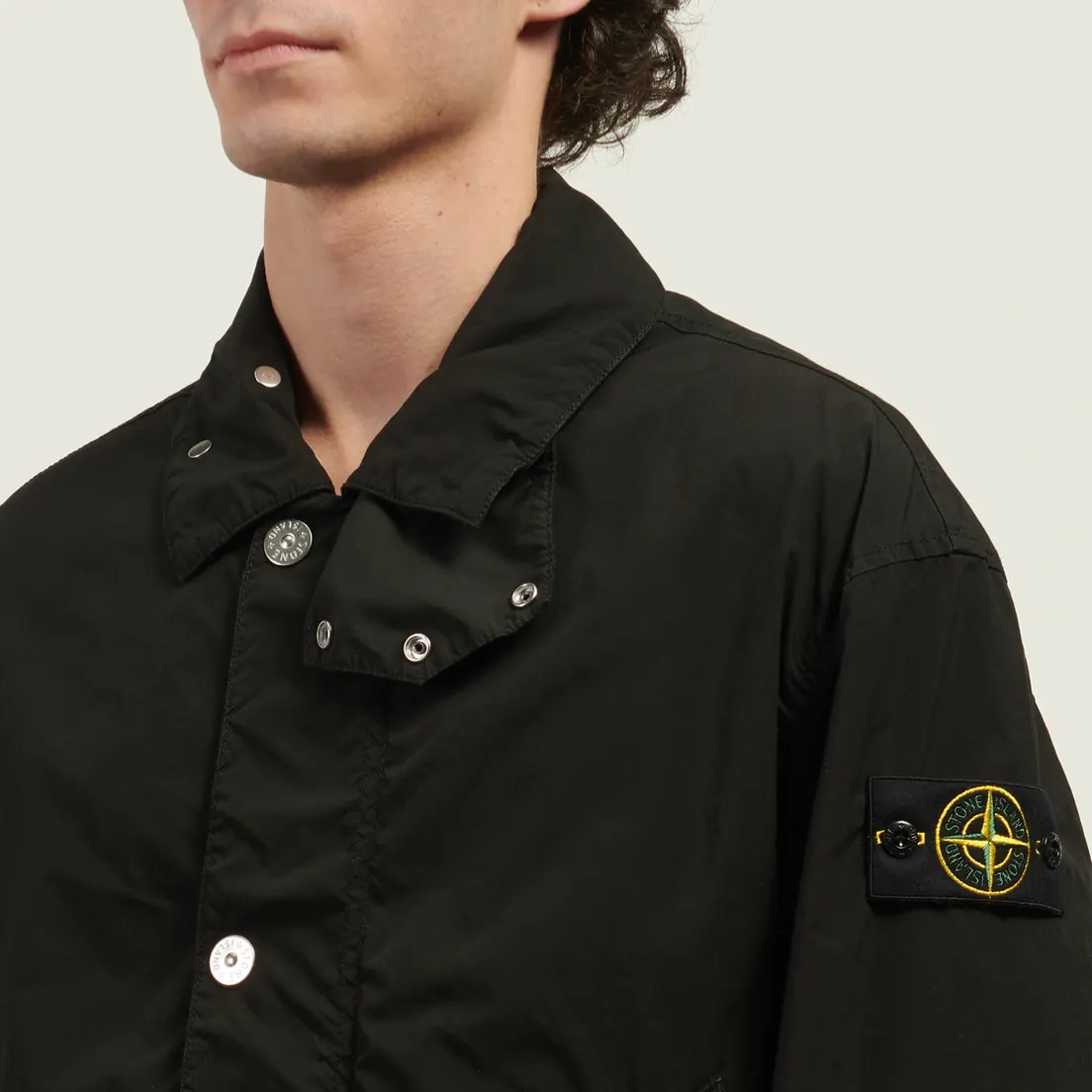 Stone Island Мужская демисезонная куртка Light Compact Touch Poly-TC