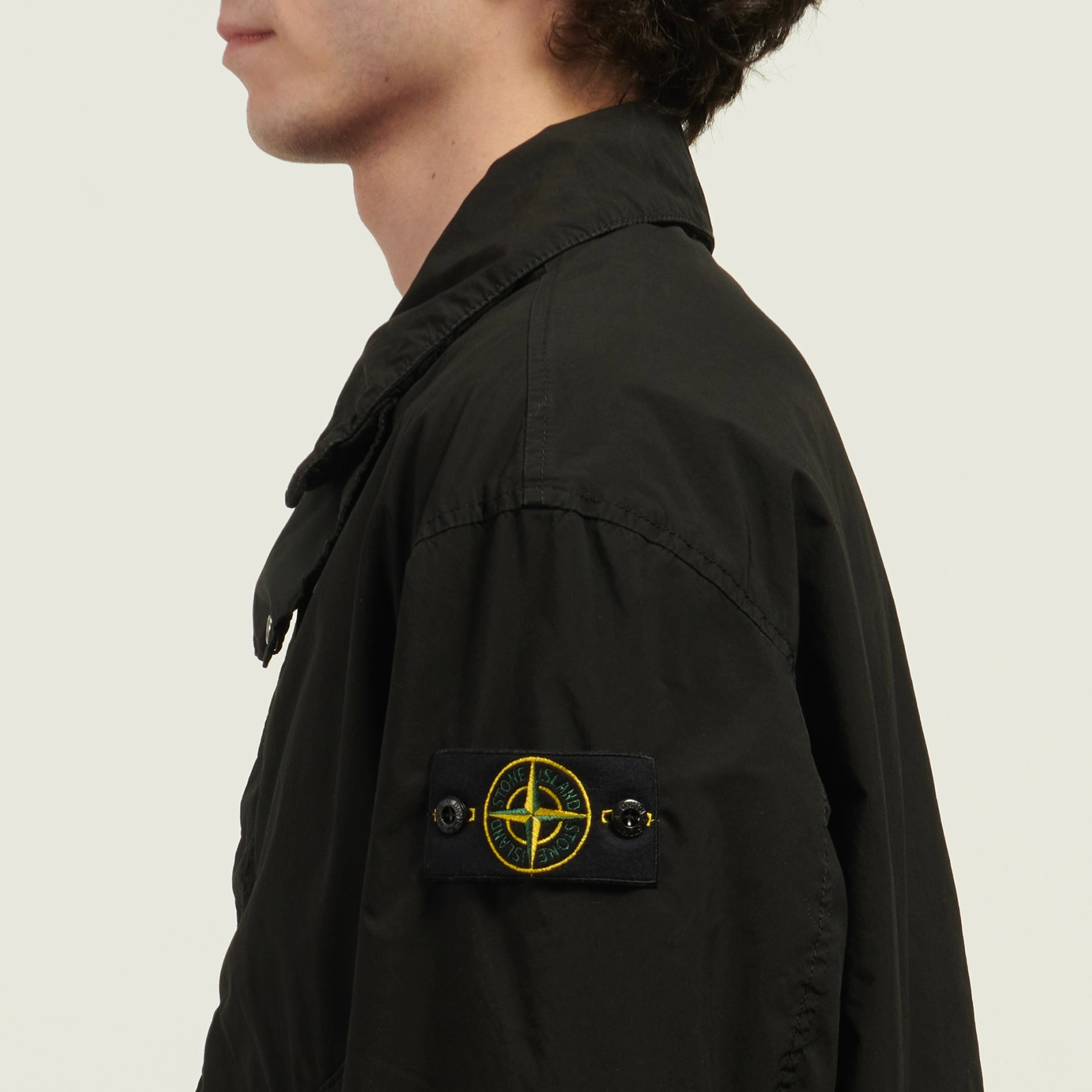 Мужская демисезонная куртка Stone Island Light Compact Touch Poly