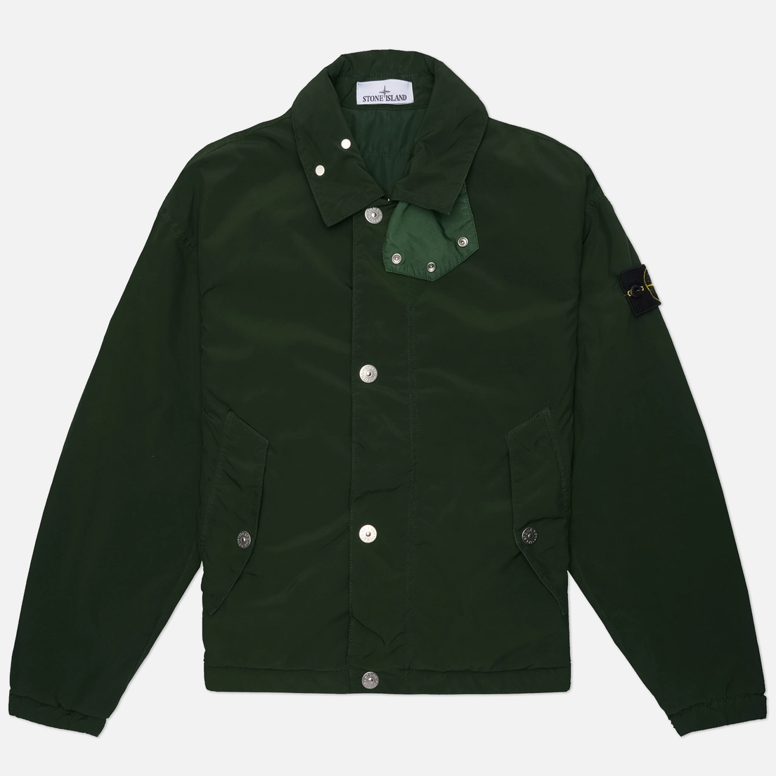 Stone Island Мужская демисезонная куртка Light Compact Touch Poly-TC