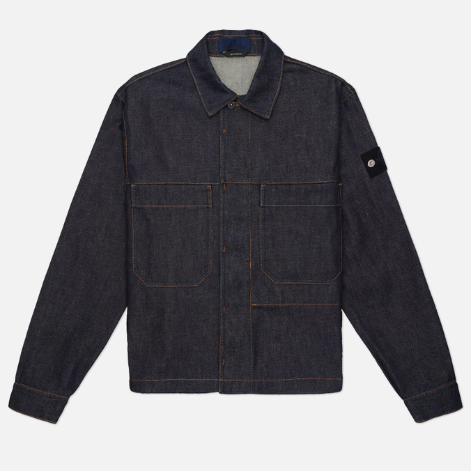 Мужская джинсовая куртка Stone Island Indigo Denim-Raw