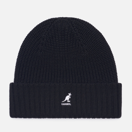 Шапка Kangol Merino Wool Ribbed, цвет чёрный