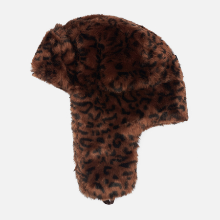 Шапка Kangol Leopard Trapper, цвет коричневый, размер M