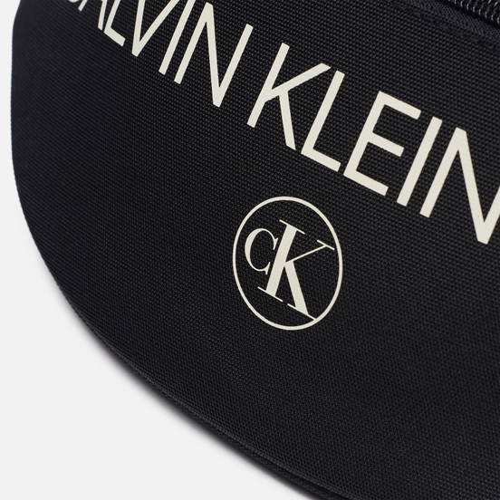 Сумка на пояс Calvin Klein Jeans Wide Logo Black