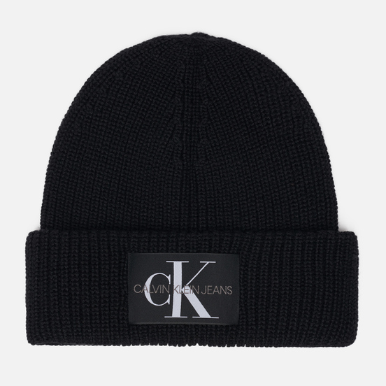 Шапка Calvin Klein Jeans Logo Beanie Black