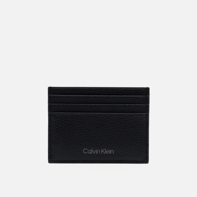 Держатель для карточек Calvin Klein Jeans, цвет чёрный, размер UNI K50K507389BAX Warmth Cardholder - фото 1