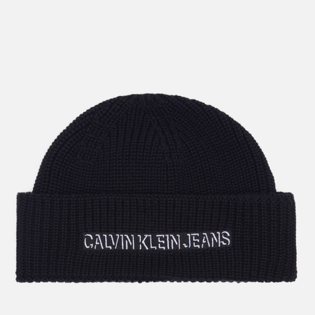 Шапка Calvin Klein Jeans Cotton Docker, цвет чёрный