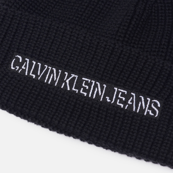 Шапка Calvin Klein Jeans Cotton Docker Black