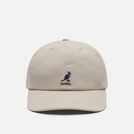 фото Кепка kangol washed baseball, цвет бежевый