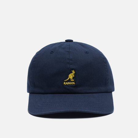 фото Кепка kangol washed baseball, цвет синий