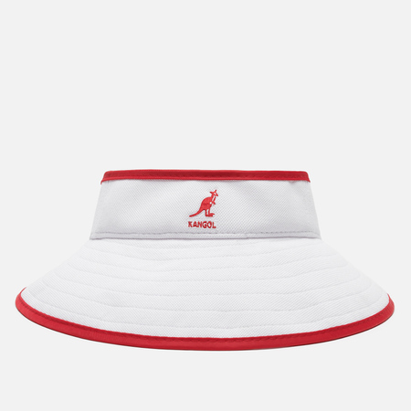 фото Кепка kangol golf sun visor, цвет белый