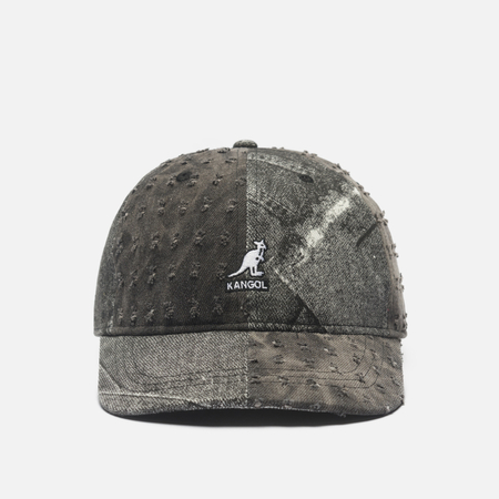 Кепка Kangol Denim Mashup Baseball, цвет чёрный