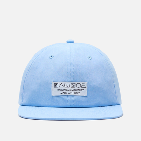 фото Кепка kangol care label baseball, цвет голубой