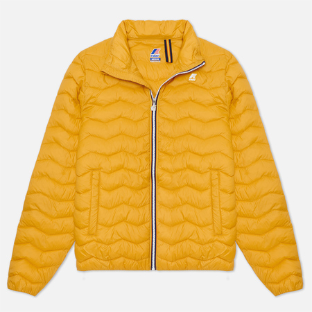 Мужская демисезонная куртка K-Way Valentine Eco Warm, цвет жёлтый, размер S - фото 1