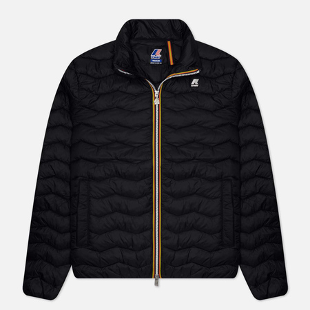 Мужская демисезонная куртка K-Way Valentine Eco Warm, цвет чёрный, размер M