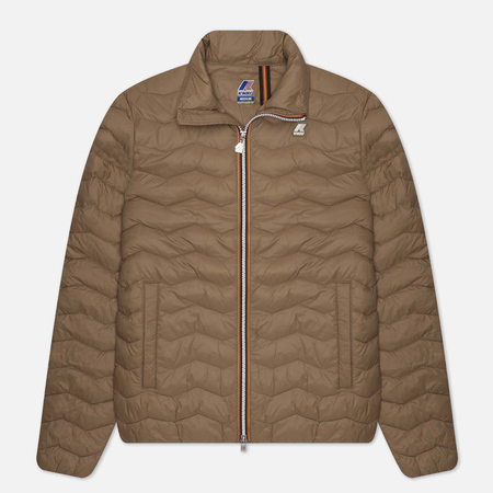 Мужская демисезонная куртка K-Way Valentine Eco Warm, цвет бежевый, размер L - фото 1