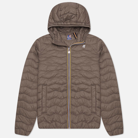 Мужская демисезонная куртка K-Way Jack Eco Warm, цвет бежевый, размер S - фото 1