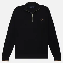 Fred Perry Мужской свитер Waffle Stitch Half Zip