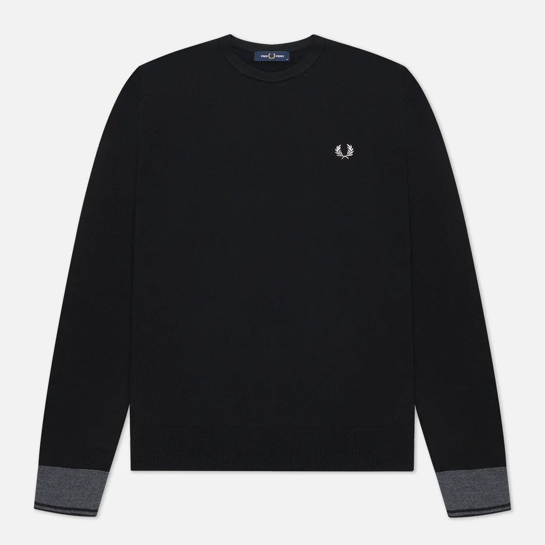 Fred Perry Мужской свитер Contrast Cuff Crew Neck