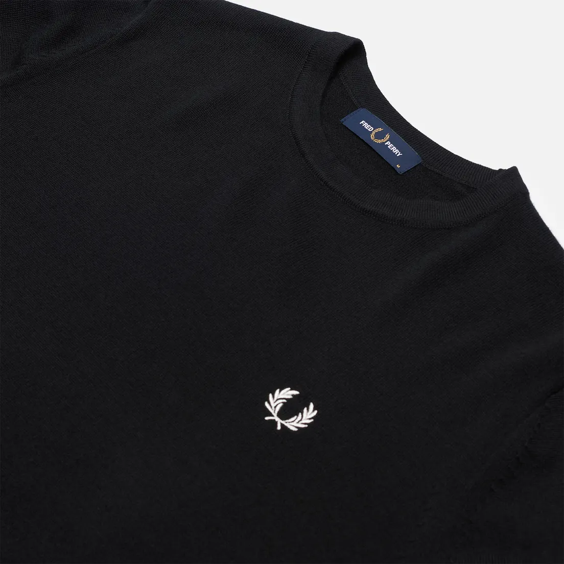 Fred Perry Мужской свитер Contrast Cuff Crew Neck